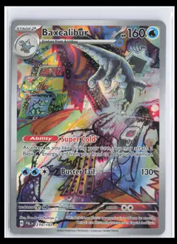 Pokemon TCG Baxcalibur 210/193 Paldea Evolved Illustration Rare LP - Image 1