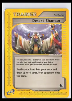 Pokemon Desert Shaman 123/144 Skyridge E Reader Regular NM - Image 1