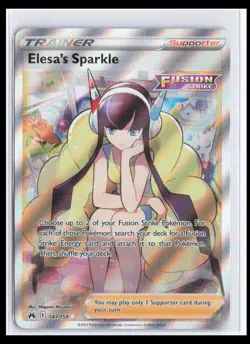 Pokemon TCG Elesa's Sparkle 147/159 Ultra Rare Full Art Crown Zenith - Image 1