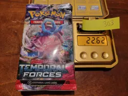 22.62g (Heavy for Lot) Temporal Forces Pokemon Booster Pack - Sealed #303 - Image 1