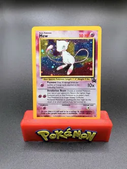 Mew (9) 09/53 - WoTC Promo - (HP-/DMG) Pokemon Card Holo Rare - Image 1
