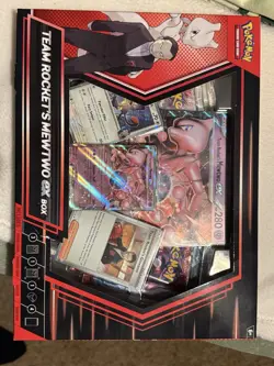 Destined Rivals Pokemon TCG Team Rockets Mewtwo EX Box Sealed - Image 1
