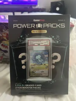 GAMESTOP Pokemon Power Pack Series 3- 2 Packs & 1 PSA Slab! BRAND NEW! - Image 1