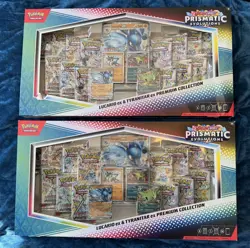 Pokemon Lucario Ex Tyranitar Ex Premium Collection Prismatic Evolution Lot of 2 - Image 1