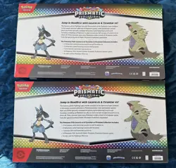 Pokemon Lucario Ex Tyranitar Ex Premium Collection Prismatic Evolution Lot of 2 - Image 3