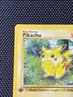 1999 Pokemon TCG Pikachu Card 60/64 Jungle 1st Edition Red Cheeks - Image 2