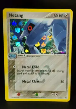 METANG Reverse Holo 21/101 RARE EX Hidden Legends Pokemon Card 2004 NM - Image 1