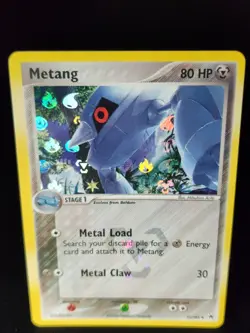METANG Reverse Holo 21/101 RARE EX Hidden Legends Pokemon Card 2004 NM - Image 2