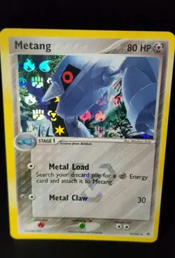 METANG Reverse Holo 21/101 RARE EX Hidden Legends Pokemon Card 2004 NM - Image 4