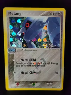 METANG Reverse Holo 21/101 RARE EX Hidden Legends Pokemon Card 2004 NM - Image 5