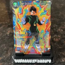 Great Saiyaman Combo of Justice PRERELEASE Foil Dragon Ball Super Card Game | NM - Image 1