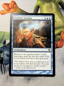 1x Memory Erosion- Shards of Alara- LP- Mtg Magic The Gathering Card - Image 1