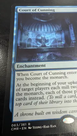 Court of Cunning Commander Legends Regular Magic Card - Image 4
