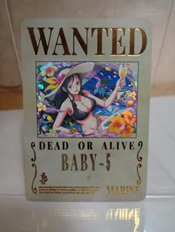 Baby 5 One Piece Anime Waifu Sexy Goddess Doujin Card - Image 1