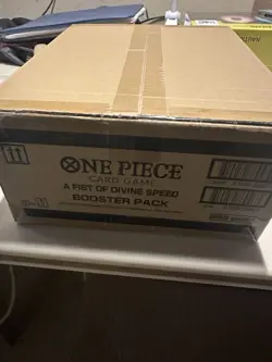 ONE PIECE CARD GAME: A FIST OF DIVINE SPEED OP11 BOOSTER BOX CASE English - NEW - Image 1