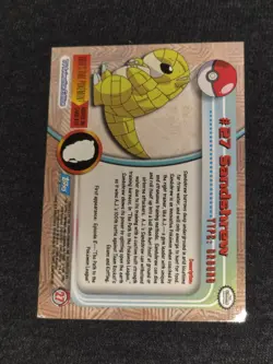 Sandshrew #27 Topps Series Pokemon Card Non Holo 1999 NM - Image 2