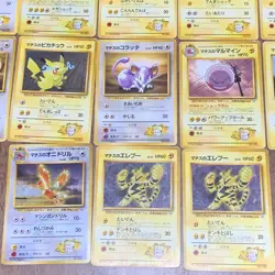 Lt. Surge’s Pokemon Card Lot 13pcs Gym Heroes Japanese Vintage Worn Played Condi - Image 4