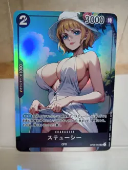 Stussy One Piece Anime Waifu Sexy Goddess Doujin Card - Image 1