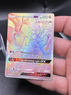 Pokemon English Card Forbidden Light Ultra Necrozma GX 140/131 Full Art LP BJ3 - Image 2