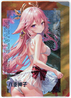?YAE MIKO Goddess Story Waifu Card PRIVATE GIRL Waifu UP-14 GENSHIN Anime Card - Image 1