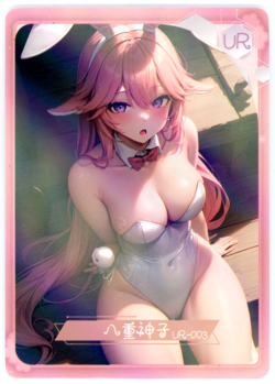 ?YAE MIKO Goddess Story Anime Waifu Trading Card DREAM PARTY UR-003 Doujin Card - Image 1