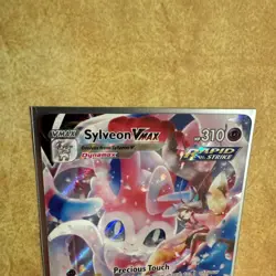 Sylveon Vmax Rapid Strike Brilliant Stars Trainer Gallery TG15/TG30 Pokemon Card - Image 3