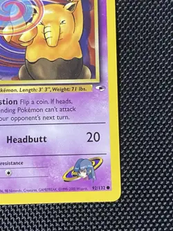 Sabrina's Drowzee 92/132 1st Edition Gym Heroes Pokemon Card Near Mint - Image 4