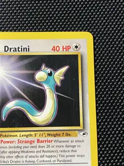 Erika's Dratini 1st Edition 42/132 Gym Heroes Pokemon Card TCG Wotc 2000 NM F/S - Image 3