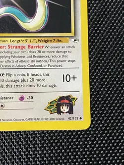 Erika's Dratini 1st Edition 42/132 Gym Heroes Pokemon Card TCG Wotc 2000 NM F/S - Image 4