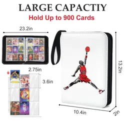 Basketball Card Binder 900 Pockets, Trading Card Album, Waterproof Storage, R... - Image 3
