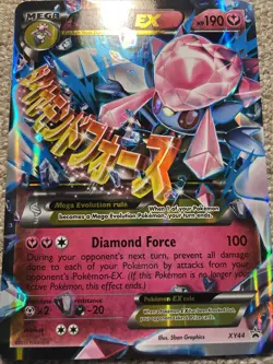 M Diancie EX XY44 Jumbo Cards Holo - Image 3