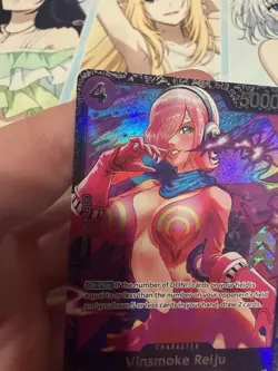 One Piece Vinsmoke Reiju Top 8 Treasure Cup Promo Prize Card ENGLISH - Image 2
