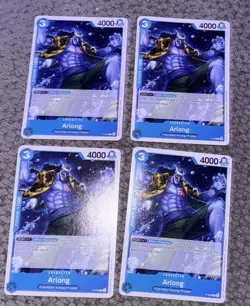 Arlong Blue P-048 One Piece Promotion Cards Regular Lot Of 4 Playset - Image 1