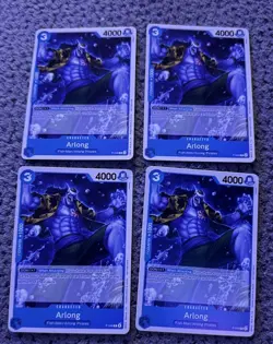 Arlong Blue P-048 One Piece Promotion Cards Regular Lot Of 4 Playset - Image 2