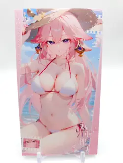 Love of Picking Stars - Anime Waifu Ticket Trading Card - Yae Miko - Image 1
