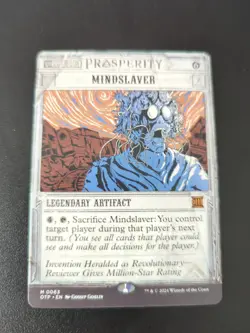 MINDSLAVER mtg NM-M Breaking News 1 Mythic - Image 1