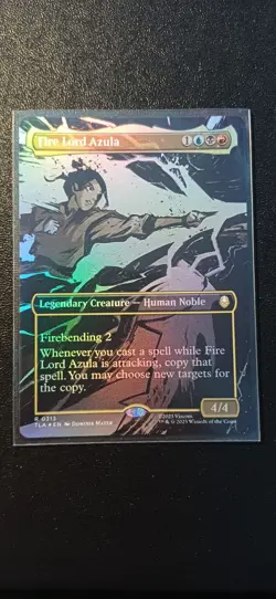 Fire Lord Azula | Borderless | Foil | MTG | TLA | Near Mint | English EN - Image 1