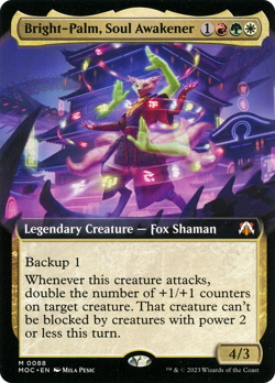 Bright-Palm, Soul Awakener (Extended Art) [March of the Machine Commander] Foil - Image 1