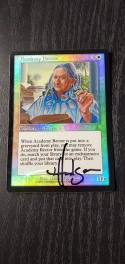 Foil Signed Academy Rector - Image 1