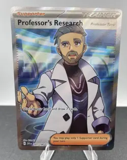Pokemon Scarlet & Violet Professor's Research Ultra Rare Full Art 241/198 NM - Image 2