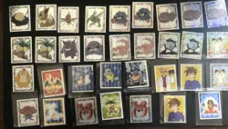 HUGE Pokemon Vintage 1999 Merlin Sticker Lot Of 250+: Near Mint, Holos, More!?? - Image 1