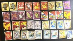 HUGE Pokemon Vintage 1999 Merlin Sticker Lot Of 250+: Near Mint, Holos, More!?? - Image 3