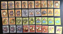 HUGE Pokemon Vintage 1999 Merlin Sticker Lot Of 250+: Near Mint, Holos, More!?? - Image 4