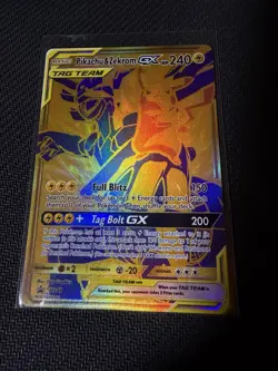 Pokemon Pikachu & Zekrom GX TCG Sun & Moon SM248 - Image 1