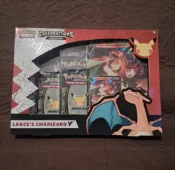 Pokemon TCG Celebrations Collection Box Lance's Charizard v Oversize (2021) - Image 1