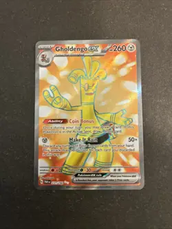 Pokemon TCG Gholdengo EX 231/182 Full Art Ultra Rare Holo 2023 Paradox Rift - Image 1