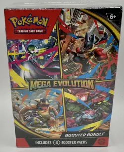 Pokemon TCG Mega Evolution Booster Bundle, 6 Booster Packs - Brand New & Sealed - Image 1