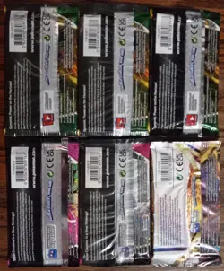 6x Pokemon Sealed Pack Lot 3 Evolving Skies, 2 Fusion Strike, 1 Brilliant - TCG - Image 2
