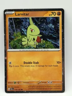 Pokemon Paldea Evolved 110/193 Larvitar Cosmos Holo Exclusive - Image 1