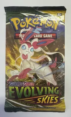 Pokemon TCG EVOLVING SKIES Booster Pack SWSH Factory Sealed/Brand New *ONE PACK* 820650808777 - Image 1
